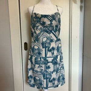 Tropical Print Dress